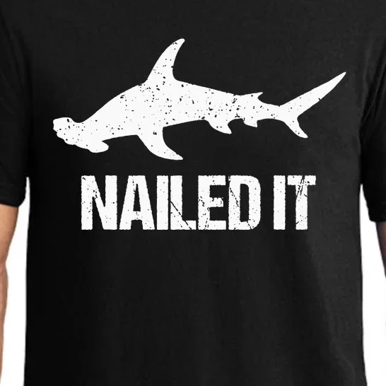 Nailed It Hammerhead Shark Tee Funny Shark Pajama Set