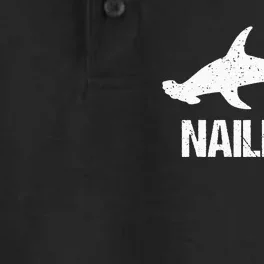 Nailed It Hammerhead Shark Tee Funny Shark Dry Zone Grid Performance Polo