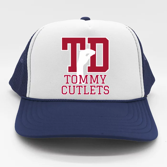 Ny Italian Hand Gesture Tommy Cutlets Football Quarterback Trendy Design Trucker Hat