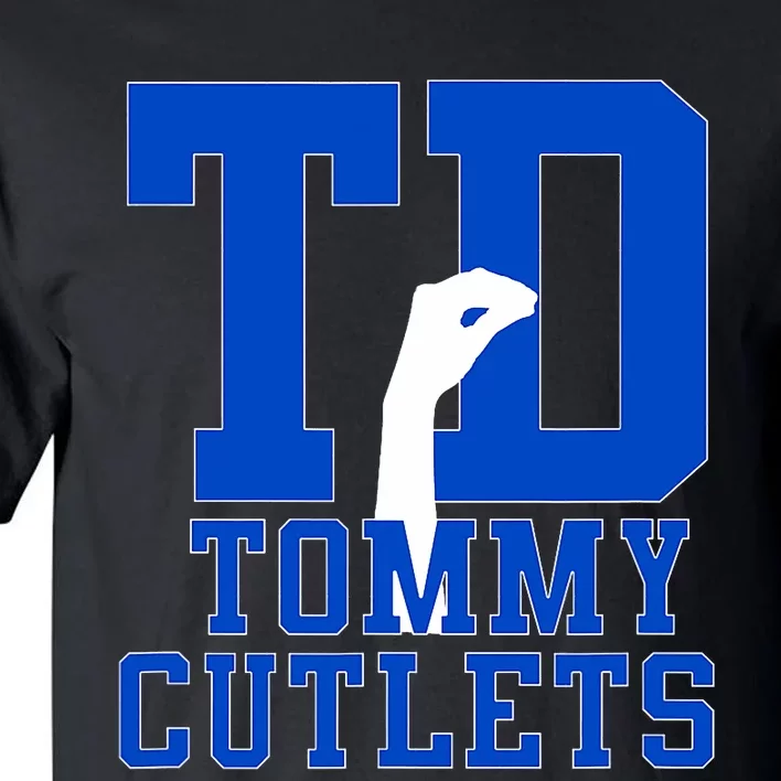 Ny Italian Hand Gesture Tommy Cutlets Football Tall T-Shirt