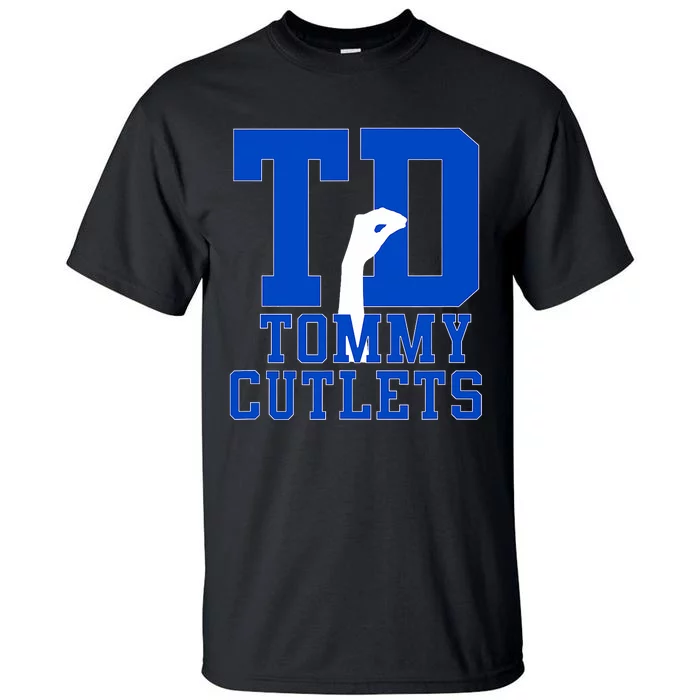 Ny Italian Hand Gesture Tommy Cutlets Football Tall T-Shirt