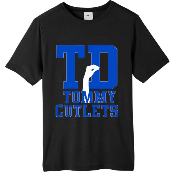 Ny Italian Hand Gesture Tommy Cutlets Football ChromaSoft Performance T-Shirt