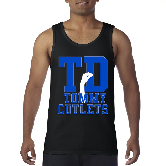 Ny Italian Hand Gesture Tommy Cutlets Football Tank Top