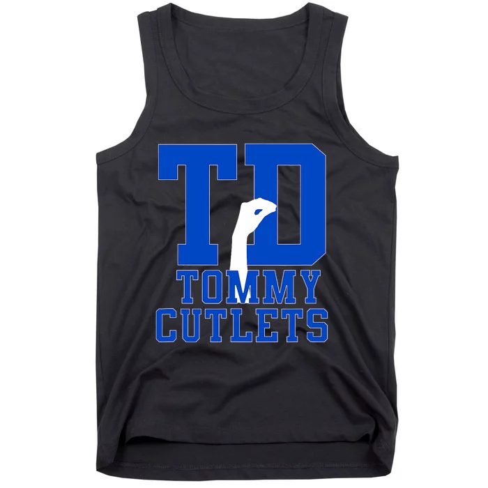 Ny Italian Hand Gesture Tommy Cutlets Football Tank Top