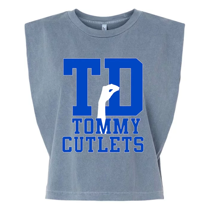 Ny Italian Hand Gesture Tommy Cutlets Football Garment-Dyed Women's Muscle Tee