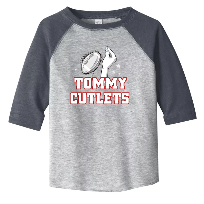 Ny Italian Hand Gesture Tommy Cutlets Football Quarterback Toddler Fine Jersey T-Shirt