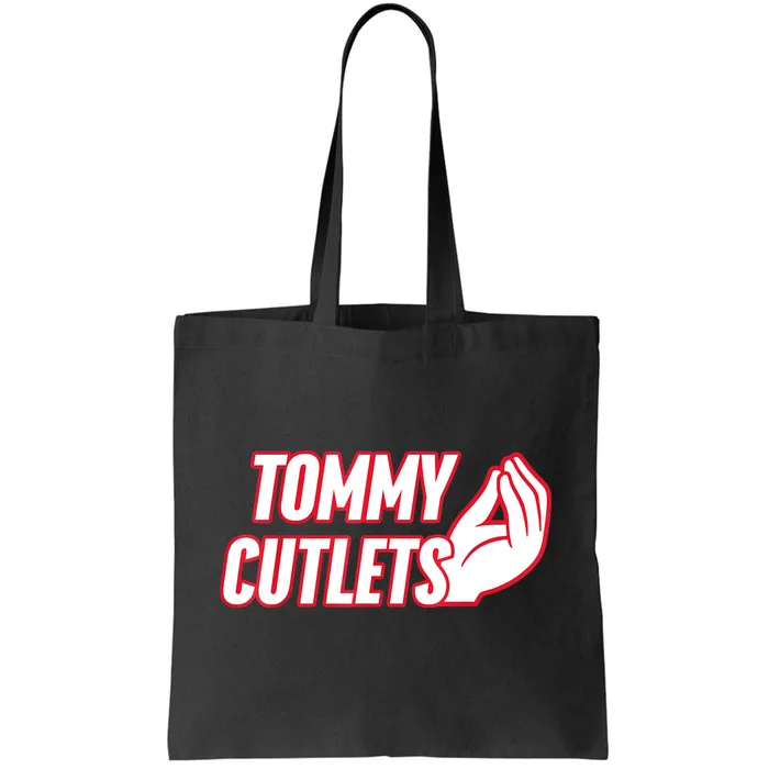 Ny Italian Hand Gesture Tommy Cutlets Football Quarterback Tote Bag