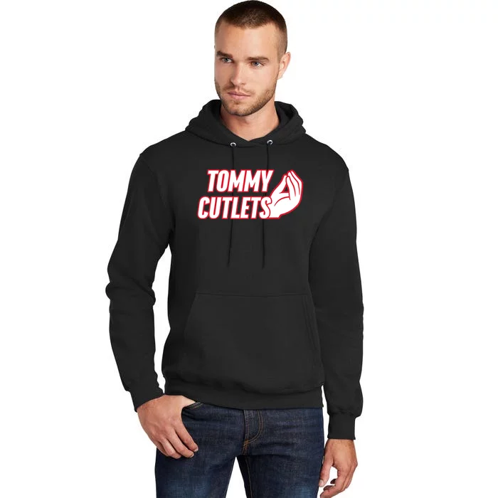 Ny Italian Hand Gesture Tommy Cutlets Football Quarterback Tall Hoodie