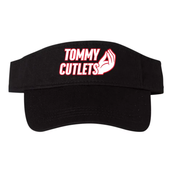 Ny Italian Hand Gesture Tommy Cutlets Football Quarterback Valucap Bio-Washed Visor