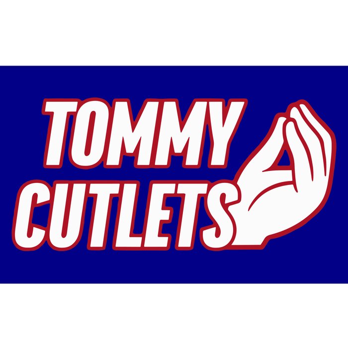 Ny Italian Hand Gesture Tommy Cutlets Football Quarterback Bumper Sticker