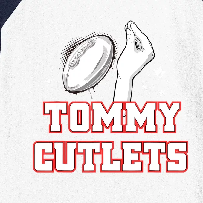 Ny Italian Hand Gesture Tommy Cutlets Football Quarterback Baseball Sleeve Shirt