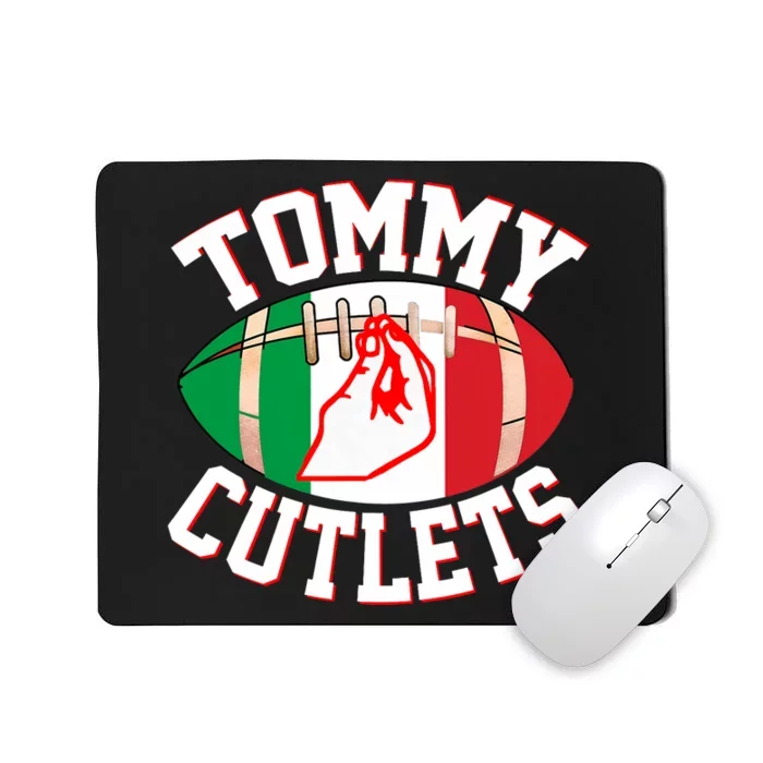 Ny Italian Hand Gesture Tommy_ Cutlets Football Quarterback Trendy Desing Mousepad