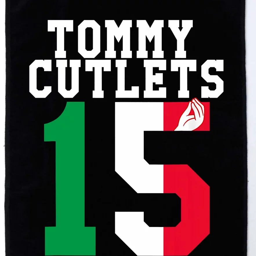 Ny Italian Hand Gesture Tommy Cutlets Football Platinum Collection Golf Towel