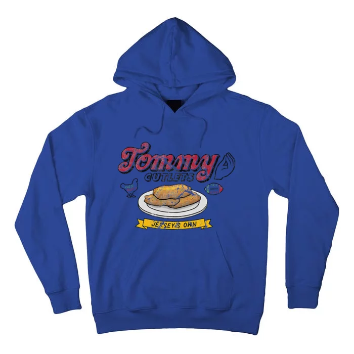 Ny Italian Hand Gesture Tommy Cutlets Football Quarterback Tall Hoodie