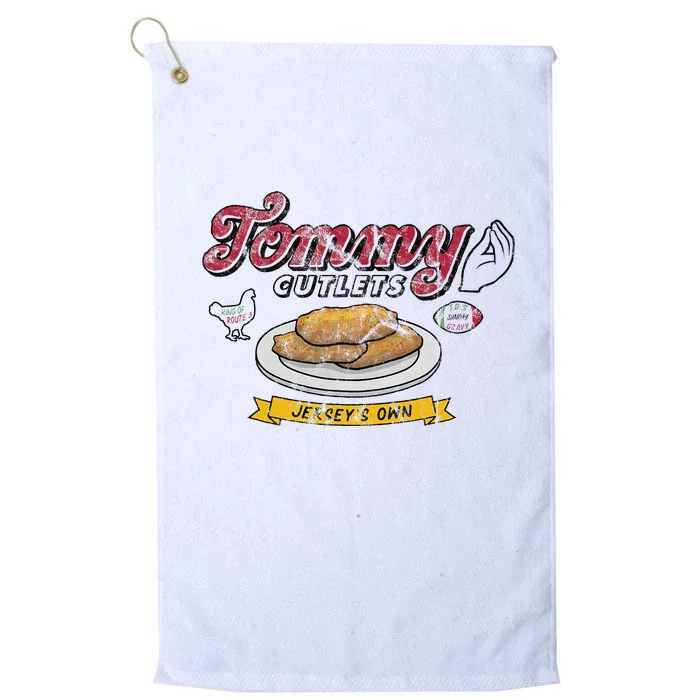 Ny Italian Hand Gesture Tommy Cutlets Football Quarterback Platinum Collection Golf Towel