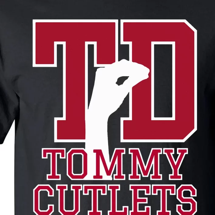 NY Italian Hand Gesture Tommy Cutlets Football Quarterback Tall T-Shirt