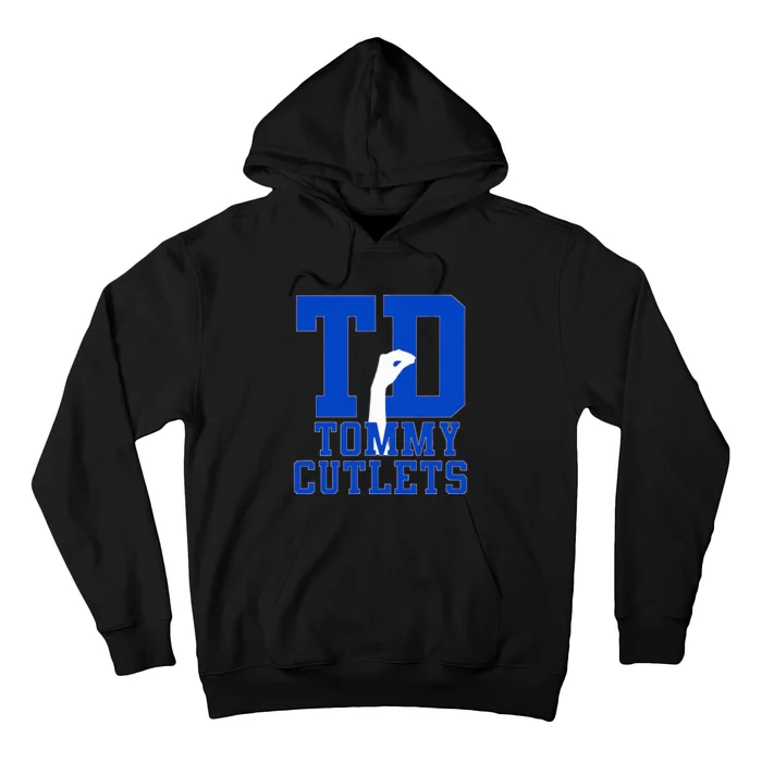 NY Italian Hand Gesture Tommy Cutlets Football Quarterback Hoodie