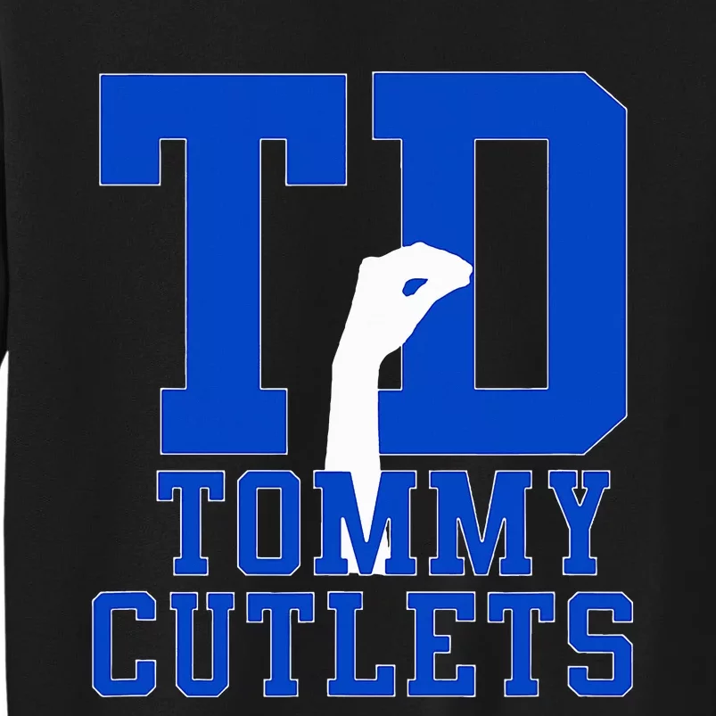 NY Italian Hand Gesture Tommy Cutlets Football Quarterback Sweatshirt