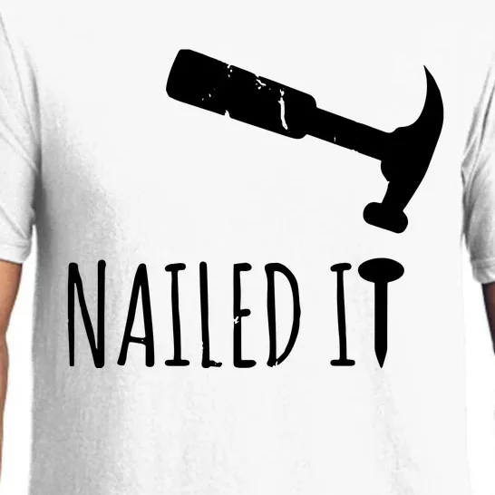 Nailed It Hammer And Nail Woodworking Carpentry Pajama Set