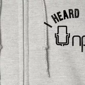 NPR I Heard It On NPR Full Zip Hoodie