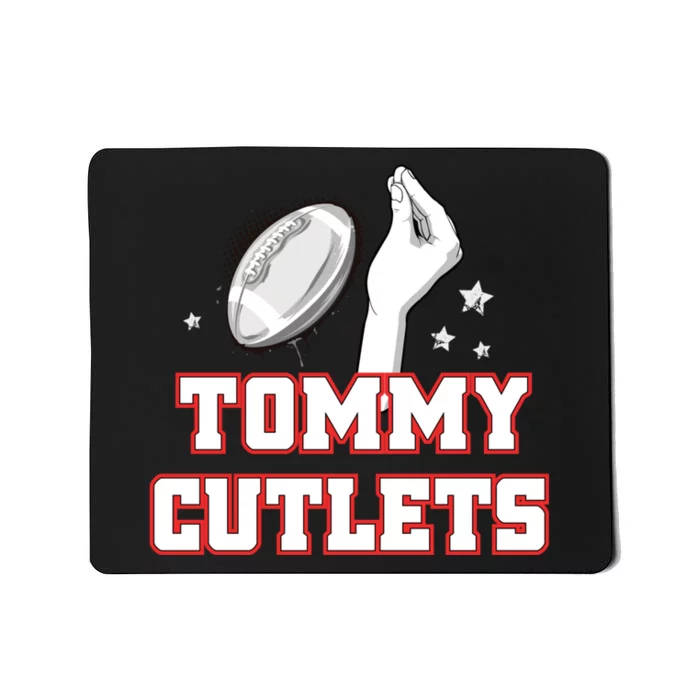 Ny Italian Hand Gesture Tommy Cutlets Football Quarterback Mousepad