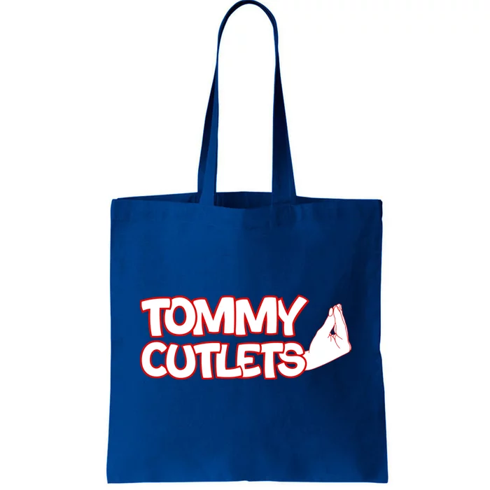 Ny Italian Hand Gesture Tommy Cutlets Football Quarterback Tote Bag