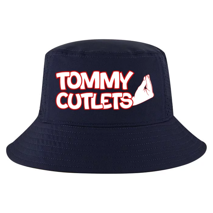 Ny Italian Hand Gesture Tommy Cutlets Football Quarterback Cool Comfort Performance Bucket Hat