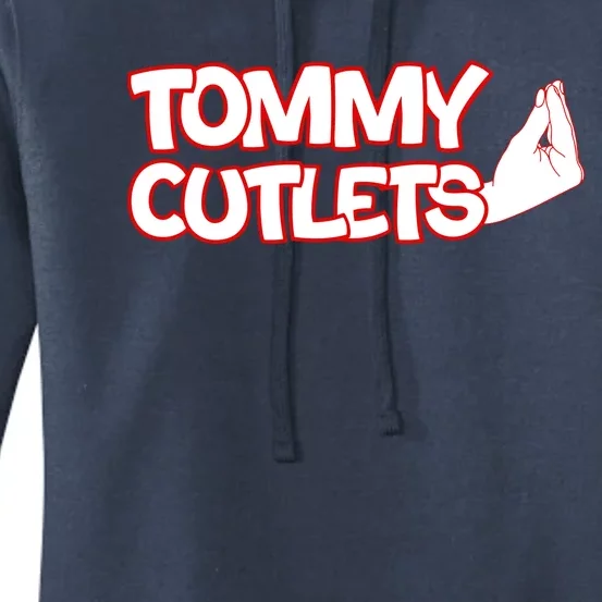 Ny Italian Hand Gesture Tommy Cutlets Football Quarterback Women's Pullover Hoodie