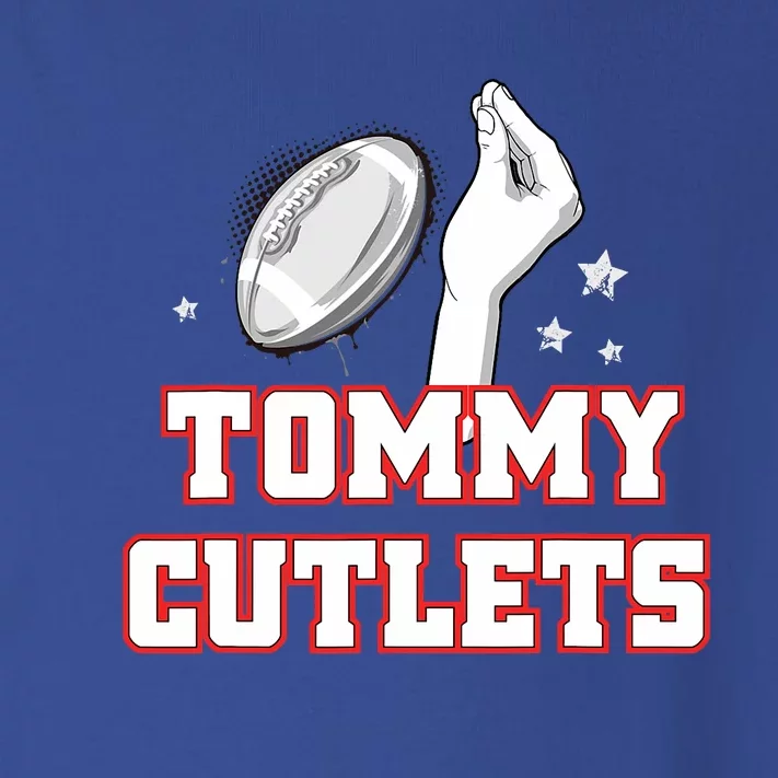 Ny Italian Hand Gesture Tommy Cutlets Football Quarterback Gift Design Toddler Long Sleeve Shirt