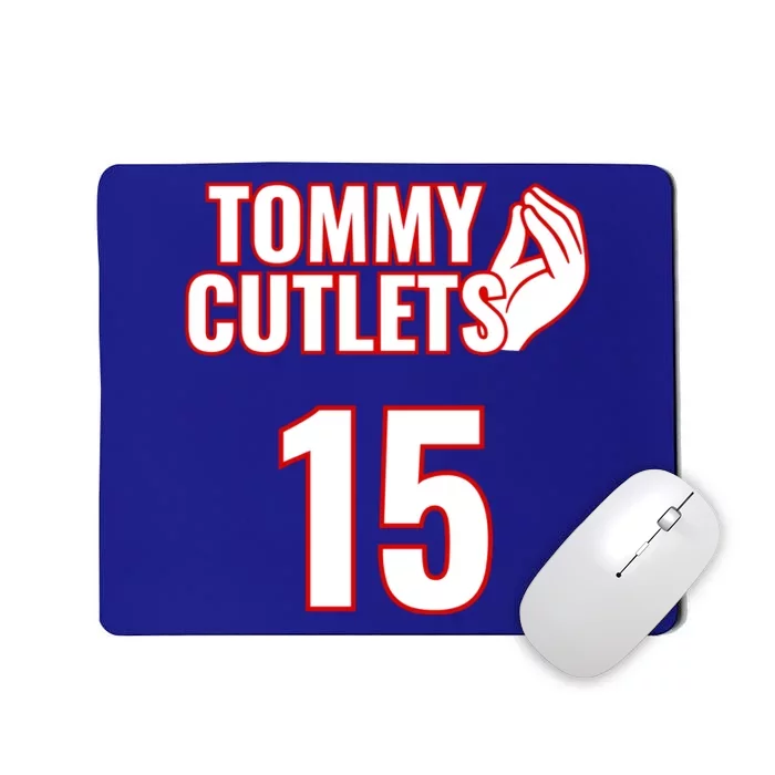 Ny Italian Hand Gesture Tommy Cutlets Football Quarterback Mousepad