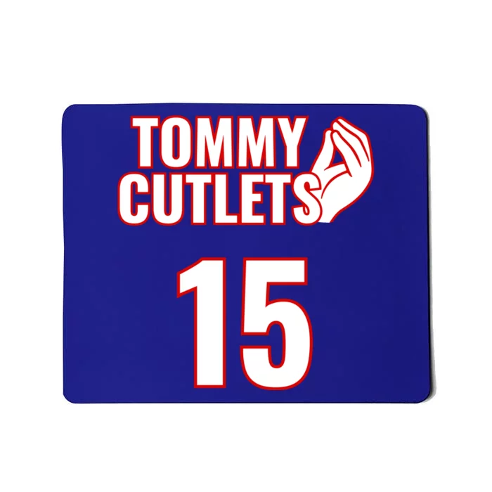 Ny Italian Hand Gesture Tommy Cutlets Football Quarterback Mousepad