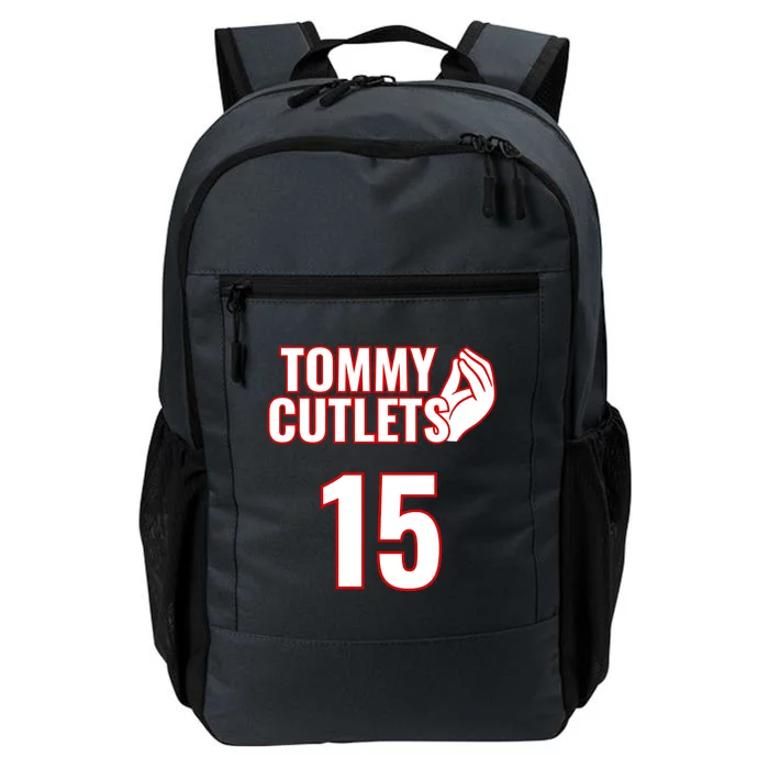 Ny Italian Hand Gesture Tommy Cutlets Football Quarterback Daily Commute Backpack