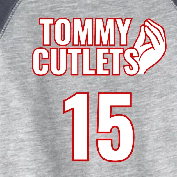 Ny Italian Hand Gesture Tommy Cutlets Football Quarterback Toddler Fine Jersey T-Shirt