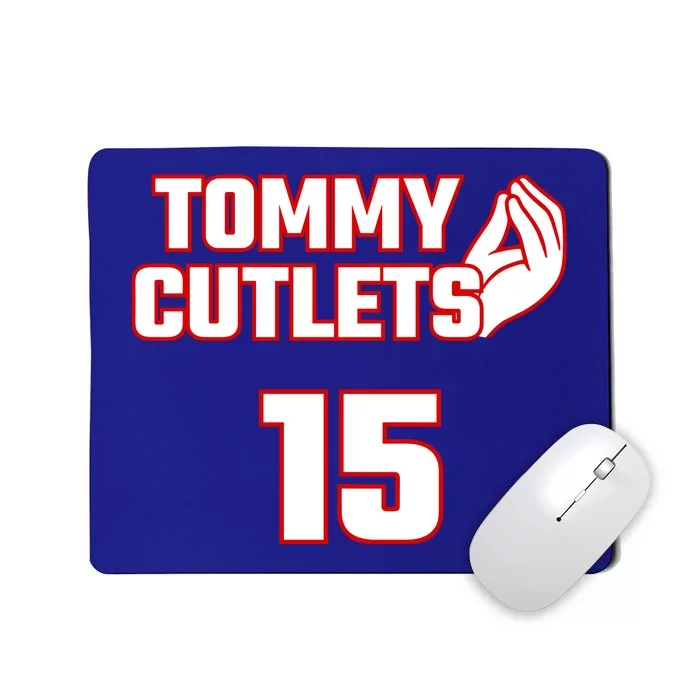 Ny Italian Hand Gesture Tommy Cutlets Football Quarterback Mousepad