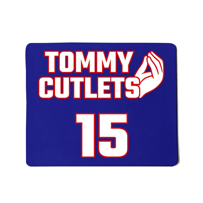 Ny Italian Hand Gesture Tommy Cutlets Football Quarterback Mousepad