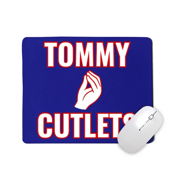 Ny Italian Hand Gesture Tommy Cutlets Football Quarterback Mousepad