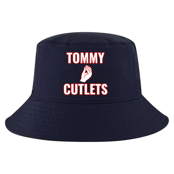 Ny Italian Hand Gesture Tommy Cutlets Football Quarterback Cool Comfort Performance Bucket Hat