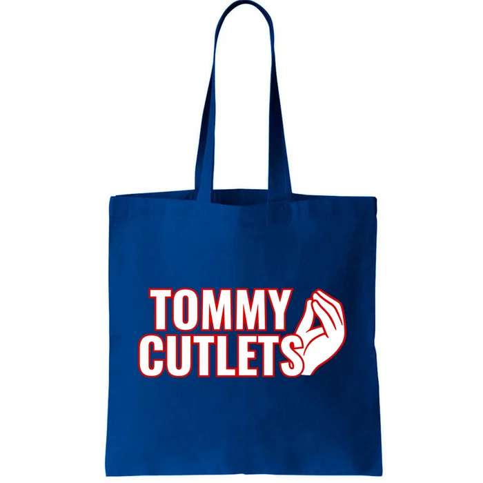 Ny Italian Hand Gesture Tommy Cutlets Football Quarterback Tote Bag