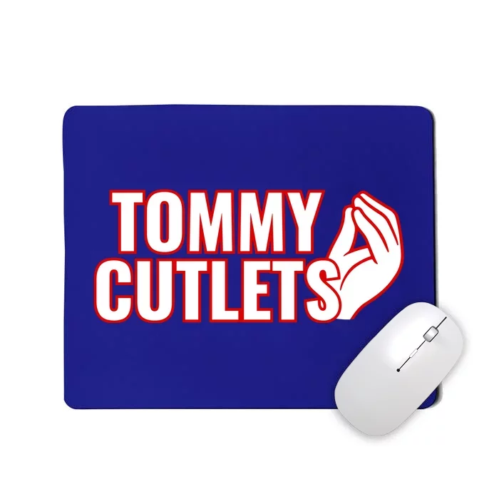 Ny Italian Hand Gesture Tommy Cutlets Football Quarterback Mousepad