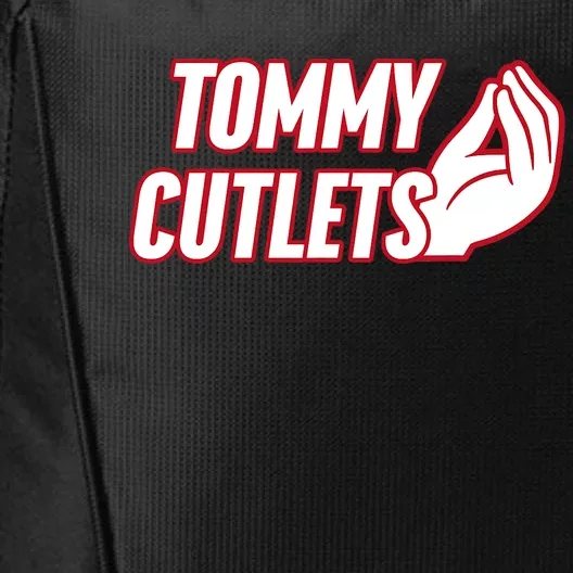 Ny Italian Hand Gesture Tommy Cutlets Football Quarterback City Backpack