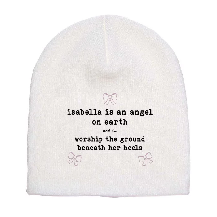 Nostalgia Isabella Is An Angel On Earth Short Acrylic Beanie