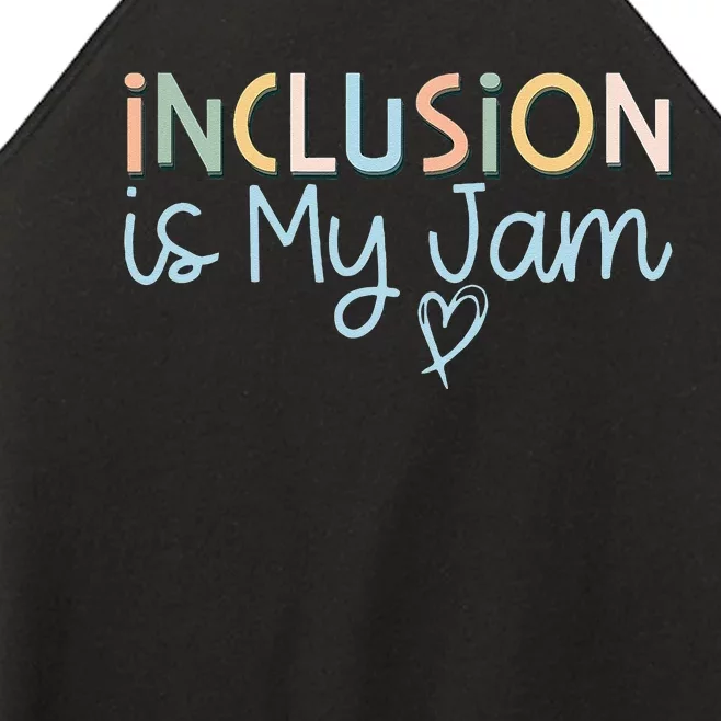 Neurodiversity Inclusion Is My Jam Autism Special Needs Mom Women’s Perfect Tri Rocker Tank