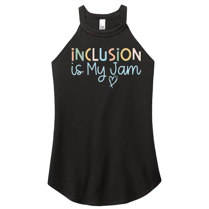 Neurodiversity Inclusion Is My Jam Autism Special Needs Mom Women’s Perfect Tri Rocker Tank