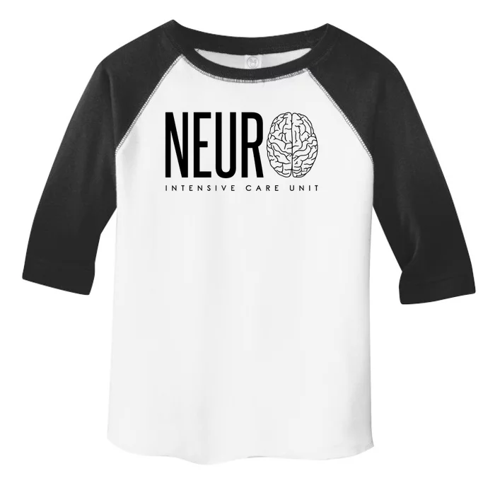 Neuro Icu Intensive Care Unit Tech Neuro Icu Team Neuro Nurs Funny Gift Toddler Fine Jersey T-Shirt