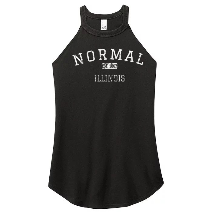 Normal Illinois IL Vintage Women’s Perfect Tri Rocker Tank