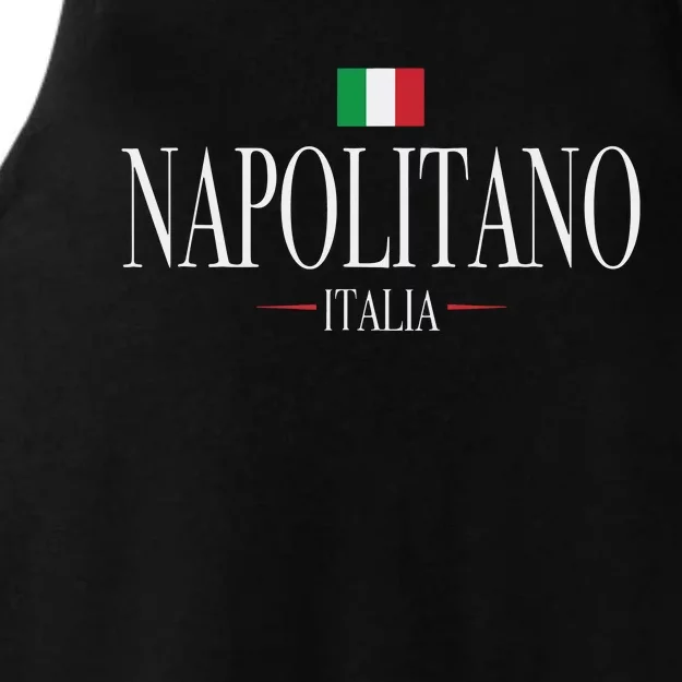 Napolitano Italia Italian Flag Ladies Tri-Blend Wicking Tank