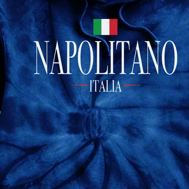 Napolitano Italia Italian Flag Tie Dye Hoodie