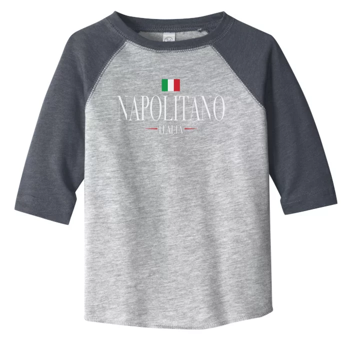 Napolitano Italia Italian Flag Toddler Fine Jersey T-Shirt