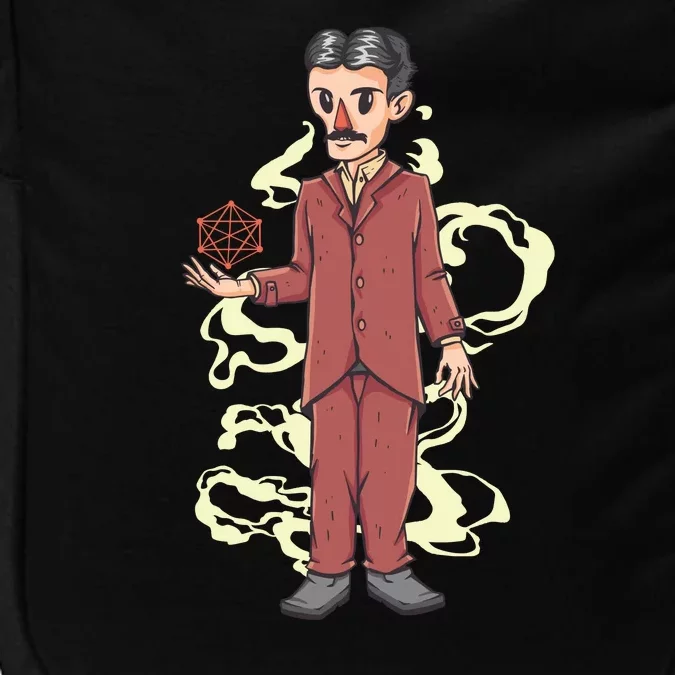 Nikola Tesla Cartoon Impact Tech Backpack