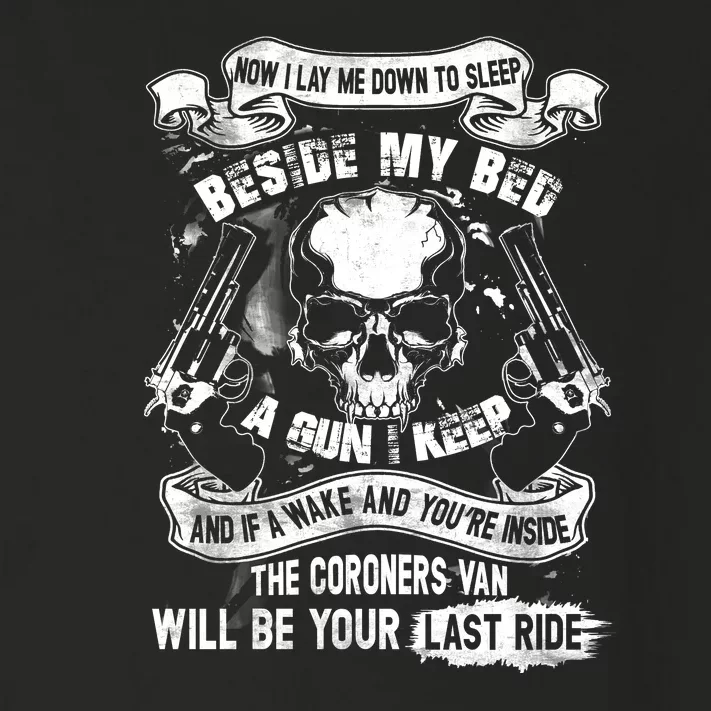 Now I Lay Me Down To Sleep Beside My Bed A Gun I Keep And If I Wake And You’re I Toddler Long Sleeve Shirt